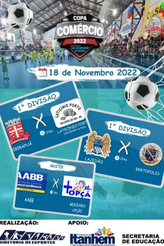 Com muitos gols e grande público, aconteceu a 7ª Rodada da Copa Comércio de Itanhém
