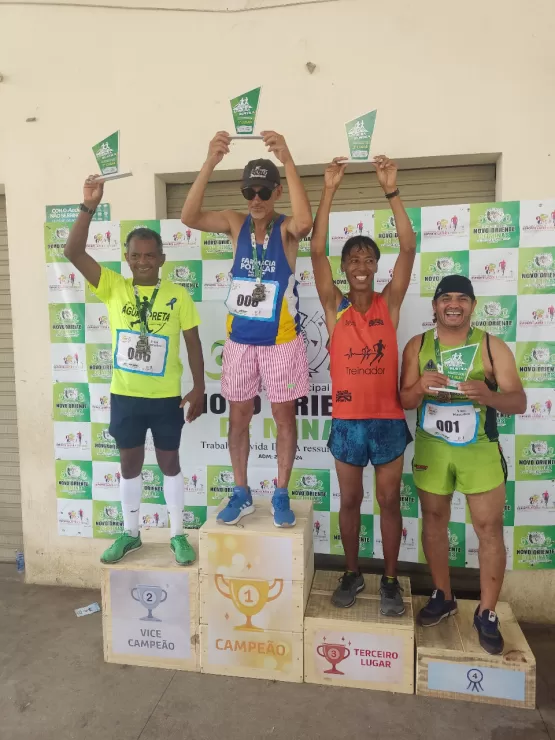 Equipe Água Preta de Itanhém se destaca na I Corrida da Independência de Novo Oriente de Minas 