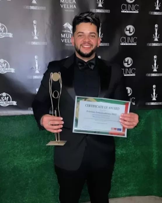 Em noite de gala itanheense recebe Prêmio Embaixadores pela 2ª vez prêmio em Portugal