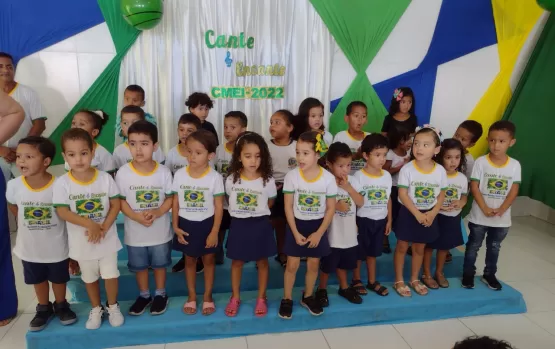 Em ritmo de Copa do Mundo, o Centro Municipal de Educação de Itanhém apresenta o Cante & Encante 