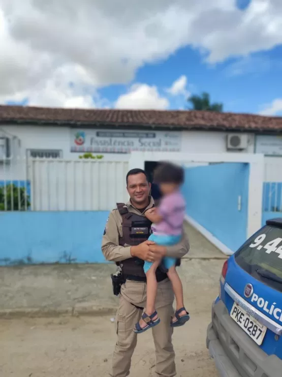 Policiais Militares da 44ª CIPM encontram criança que estava perdida em Ibirapuã