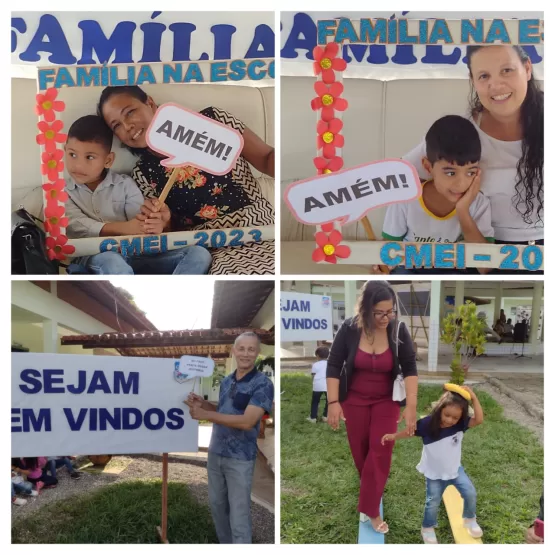 Com muita descontração,  o Centro Municipal de Educação Infantil de Itanhém  (CMEI) realizou encontro da família na escola