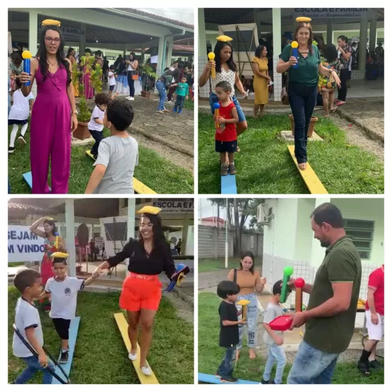 Com muita descontração,  o Centro Municipal de Educação Infantil de Itanhém  (CMEI) realizou encontro da família na escola