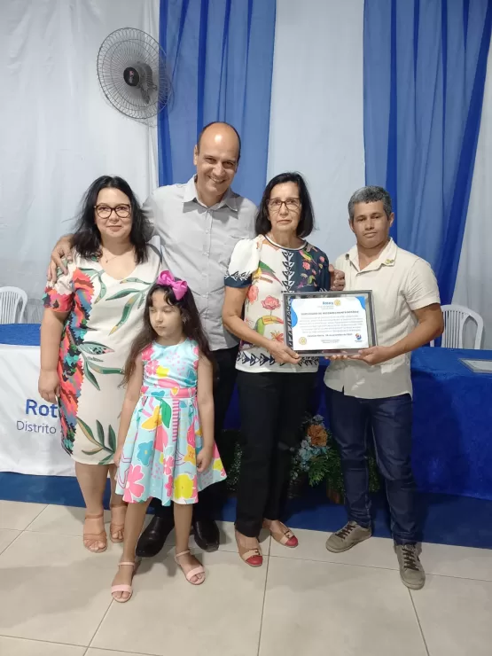 Rotary Club de Itanhém recebe visita do Governador Distrital Edilúcio Fernandes