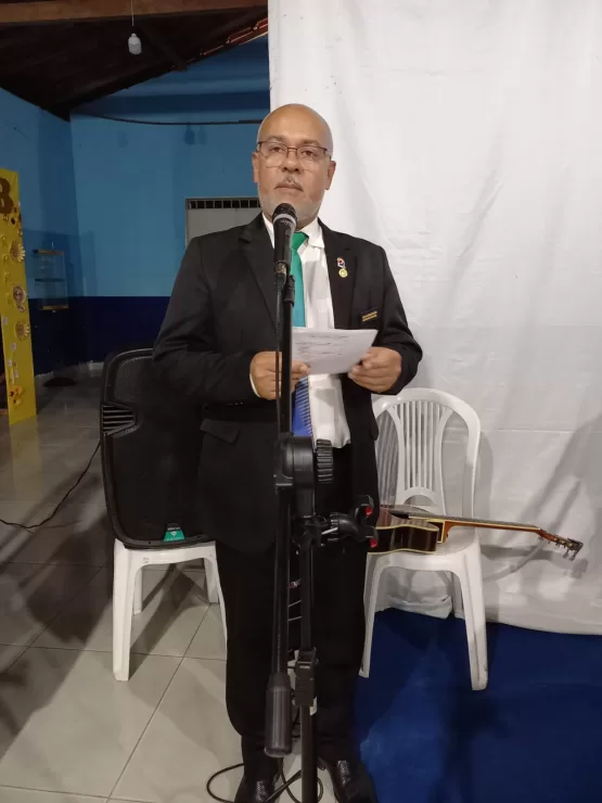 Rotary Club de Itanhém recebe visita do Governador Distrital Edilúcio Fernandes