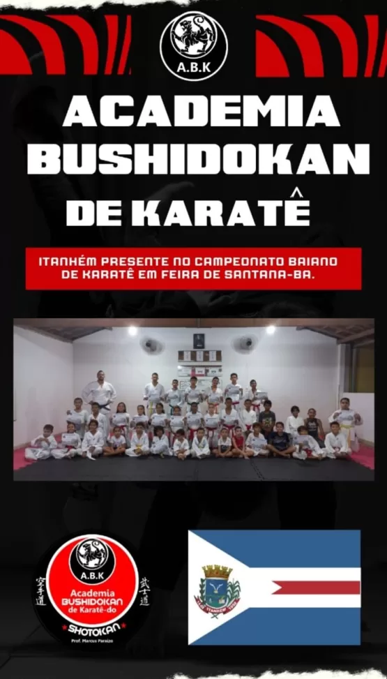Academia Bushidokan de karatê leva seleção de Itanhém para o Campeonato Baiano