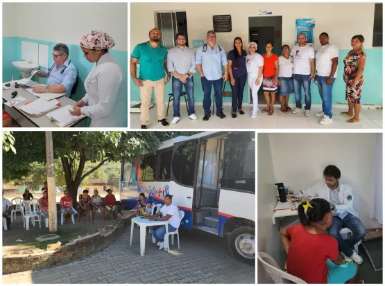 Projeto Dr. Demétrio Borges Esteve na Vila Resende Levando Saúde Especializada às Comunidades Remotas de Itanhém