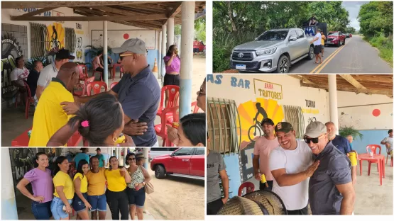 Vereador eleito em 2024 Fábio Pereira e apoiadores recebem Deusdete com carreata em Ibirajá; diplomação dos eleitos acontece dia 17 de dezembro