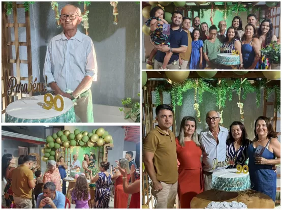 Homenagens e Emoção Marcam Comemoração dos 90 Anos de Valdete Tavares 