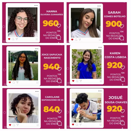 Em um dos maiores desafios para os estudantes, o ENEM: Itanhém tem vários alunos que se destacaram com nota que chegou a 960 na redação