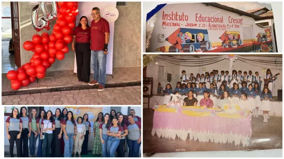 Veja algumas fotos e relembre: A trajetória do Instituto Educacional Crescer, que completa 40 anos em Itanhém hoje 18 de março