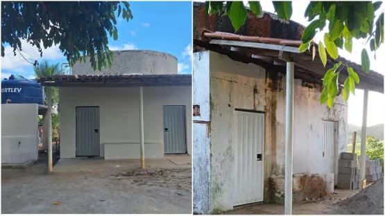 A pedido do Presidente da Câmara Paulinho Correia, campo de Vila São José recebe reforma no vestiário e chafariz com água potável