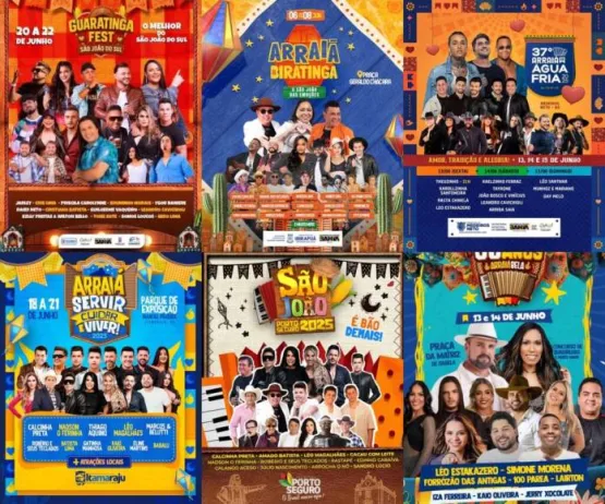 Calendário de festas juninas 2025: prefeituras divulgam atrações