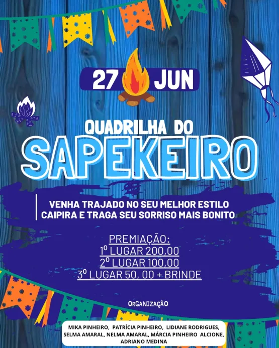 Arraiá do Sapekeiro promete agitar Ibirajá neste final de semana com shows, quadrilha e bingo gratuito