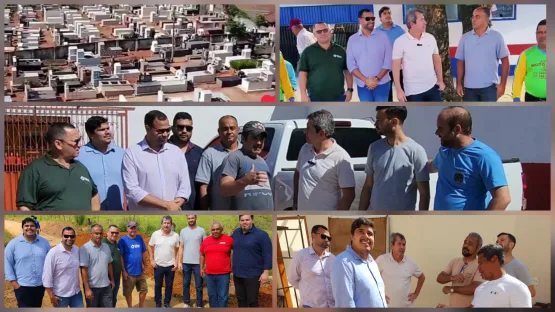 Agenda de sexta: Prefeito Bemtivi, vereadores e equipe técnica realizam série de visitas a obras em andamento no município de Itanhém