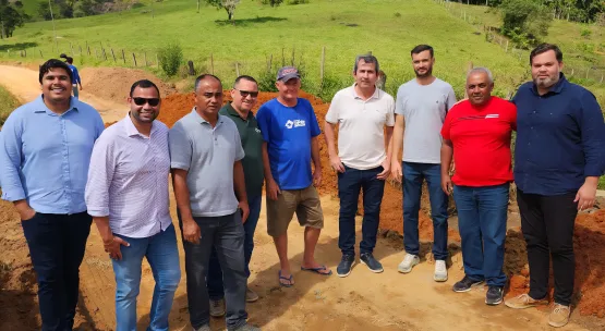Agenda de sexta: Prefeito Bemtivi, vereadores e equipe técnica realizam série de visitas a obras em andamento no município de Itanhém