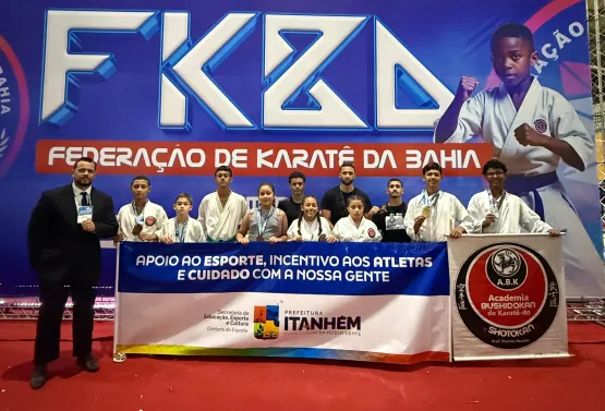 Seleção De Itanhém Brilha No Campeonato Baiano De Karatê Em Feira De Santana