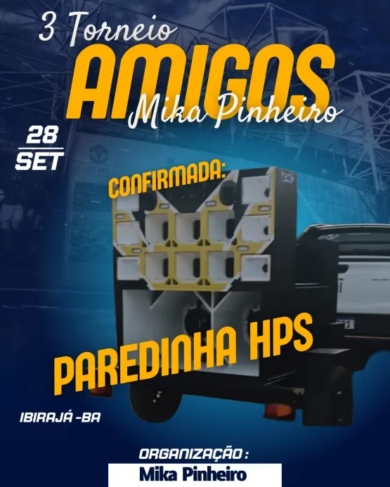 3º Torneio Amigos Do Mika Pinheiro Movimentará Ibirajá No Dia 28 De Setembro