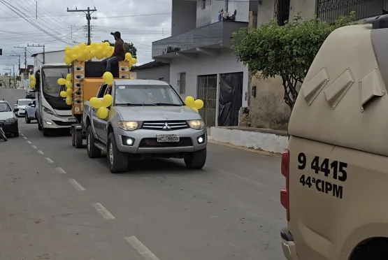 Carreata Do Setembro Amarelo É Realizada Pelo CAPS Em Itanhém