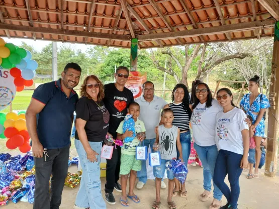 CAPTEA E GAI Realizam Primeira Festinha do Dia das Crianças na AABB de Itanhém