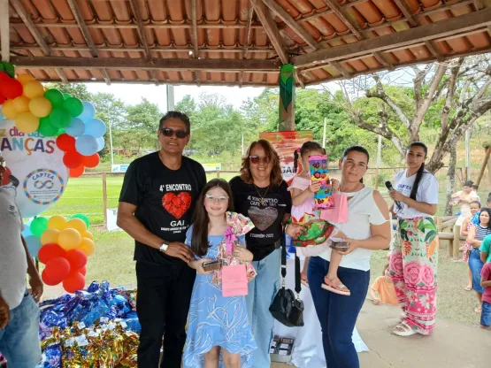 CAPTEA E GAI Realizam Primeira Festinha do Dia das Crianças na AABB de Itanhém