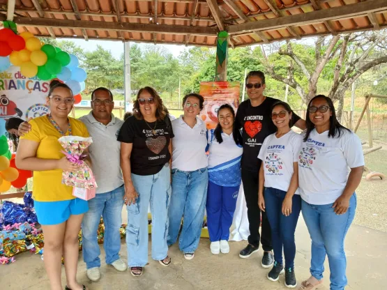 CAPTEA E GAI Realizam Primeira Festinha do Dia das Crianças na AABB de Itanhém