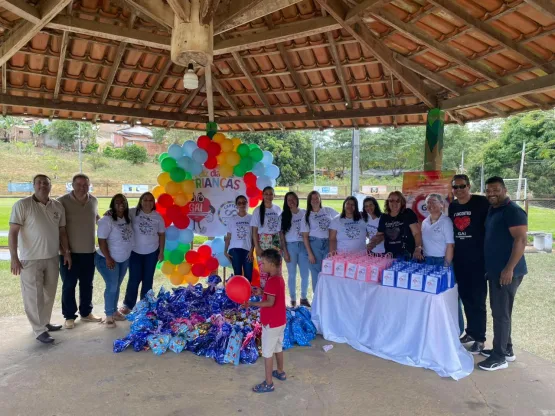 CAPTEA E GAI Realizam Primeira Festinha do Dia das Crianças na AABB de Itanhém