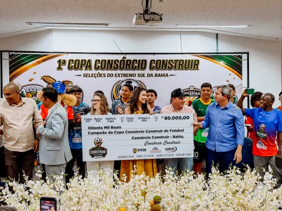 Copa Consorcio Construir é lancada oficialmente com R$ 130 mil em premiacão e presenca de prefeitos da reqião