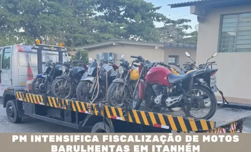 44ª CIPM Intensifica Policiamento E Realiza Apreensão De Motos Barulhentas Em Itanhém