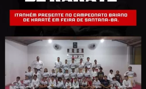 Academia Bushidokan de karatê leva seleção de Itanhém para o Campeonato Baiano