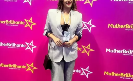 Advogada Melissa Prado marca presença no Mulheres Brilhantes, o maior evento de empreendedorismo feminino da América Latina, em São Paulo