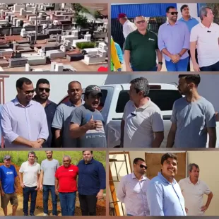 Agenda de sexta: Prefeito Bemtivi, vereadores e equipe técnica realizam série de visitas a obras em andamento no município de Itanhém