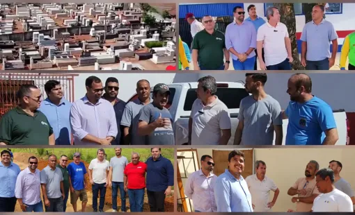 Agenda de sexta: Prefeito Bemtivi, vereadores e equipe técnica realizam série de visitas a obras em andamento no município de Itanhém