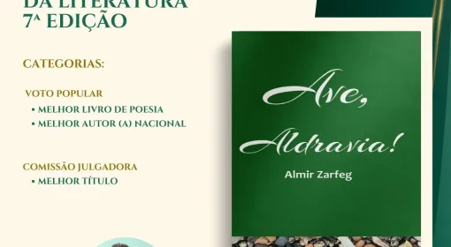 Almir Zarfeg concorre ao Prêmio Ecos da Literatura em duas categorias; veja como votar 