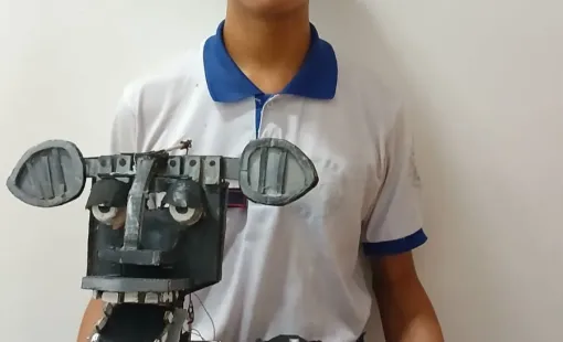 Aluno Do 9º Ano De Vereda (BA) Cria Androide Com Movimentos Humanos