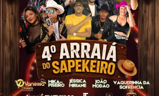 Arraiá do Sapekeiro promete grande festa em Ibirajá nos dias 26 e 27 de junho