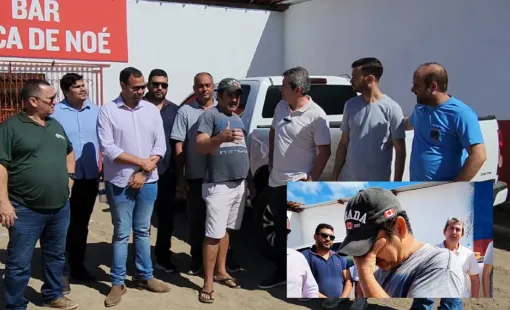Bemtivi e Paulinho Correia acompanham calçamento da rua Whilherman Gundim ao lado de vereadores e moradores se emocionam com conquista