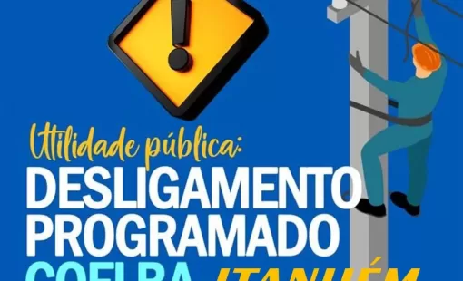 Coelba informa desligamento temporário de energia nos próximos dias em Itanhém