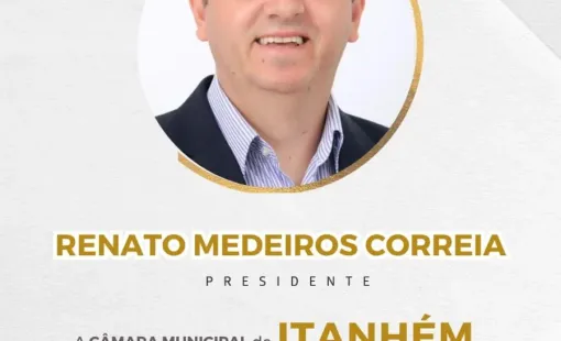 Contas Da Câmara De Itanhém Referentes a 2024, Sob Presidência De Renato Correia, São Aprovadas Pelo TCM