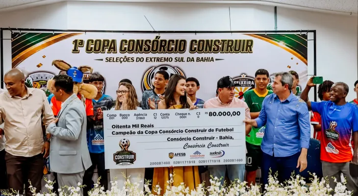 Copa Consorcio Construir é lancada oficialmente com R$ 130 mil em premiacão e presenca de prefeitos da região 