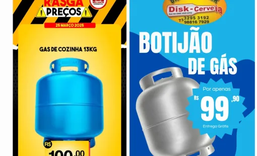 Empresas anunciam gás de cozinha a menos de R$ 100 em Itanhém