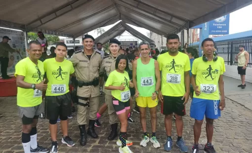 Equipe Água Preta de Itanhém participa da 8ª edição da Corrida do Soldado em Itamaraju