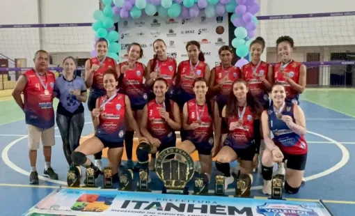 Equipe Feminina De Voleibol De Itanhém Faz História E Conquista Título Da 2ª Edição Da Copa BV Cup No Espírito Santo