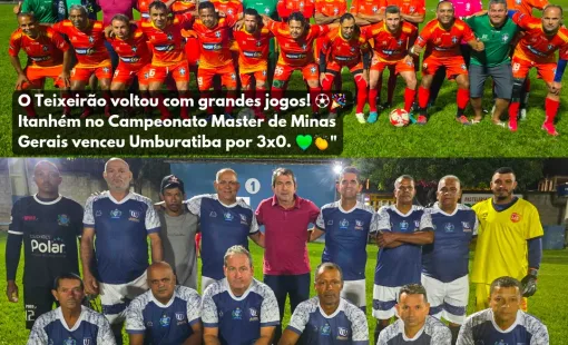 Itanhém Máster Vence Umburatiba por 3 a 0 no Teixeirão