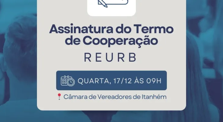 Prefeitura De Itanhém Convida População Para Cerimônia De Assinatura Da Regularização Fundiária (REURB)