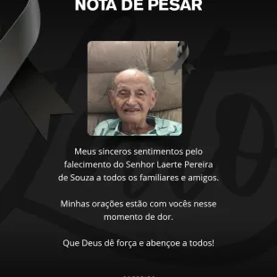 Prefeitura De Itanhém Decreta Luto Oficial De Três Dias Pelo Falecimento De Laerte Pereira De Souza