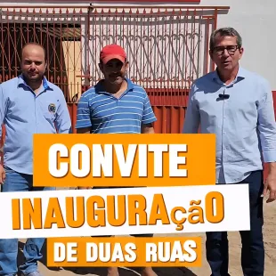 Prefeitura E Câmara Entregarão Calçamento Das Ruas Álvaro Gundim E Whilherman Gundim No Dia 13 De Agosto