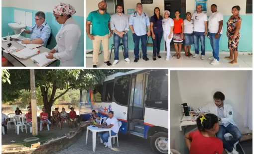 Projeto Dr. Demétrio Borges Esteve na Vila Resende Levando Saúde Especializada às Comunidades Remotas de Itanhém