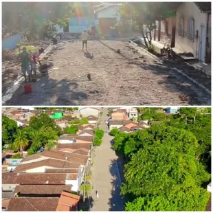 Rua Itauna Tem Calçamento Concluído E Realiza Sonho Antigo Dos Moradores Em Itanhém