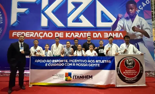 Seleção De Itanhém Brilha No Campeonato Baiano De Karatê Em Feira De Santana